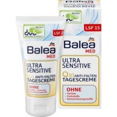 Balea Med Ultra Sensitive Q10 Anti Falten escreme Lsf 15
