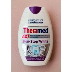 2in1 Zahncreme + Mundspülung Non-Stop White