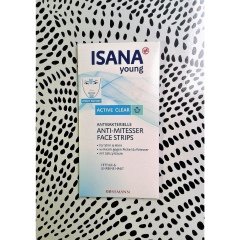Isana young - Active Clear - Antibakterielle Anti-Mitesser Face Strips