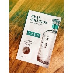 Real Solution - Tencel Sheet Mask - AHA, BHA