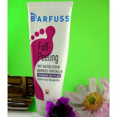 Fuss-Peeling von Barfuss