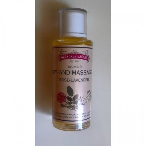 Body- and Massage Oil Rose-Lavender von Dresdner Essenz