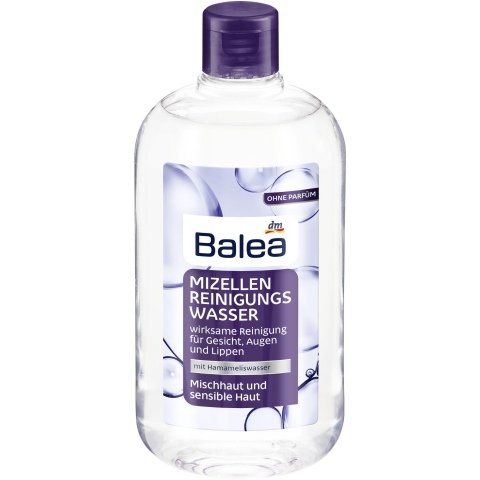 Mizellen-Reinigungswasser - Mischhaut und sensible Haut von Balea
