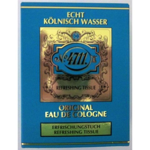 Echt Kölnisch Wasser Original Eau de Cologne - Erfrischungstuch von 4711