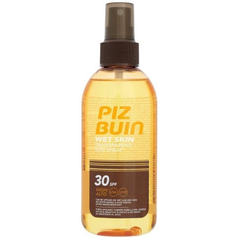 Wet Skin Transparent Sun Spray von Piz Buin