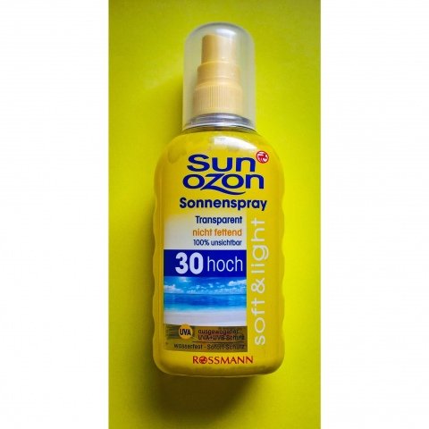 Soft & Light Sonnenspray 30 hoch Transparent von Sun Ozon