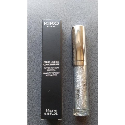 False Lashes Concentrate - Glitter Top Coat Mascara von KIKO