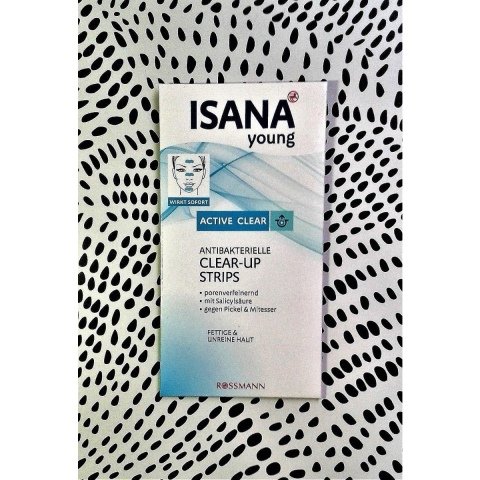 Isana young - Active Clear - Antibakterielle Clear-Up Strips von Isana