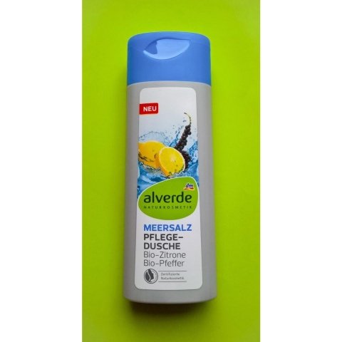 Meersalz Pflege-Dusche Bio-Zitrone Bio-Pfeffer von alverde