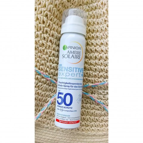 Ambre Solaire - Sensitive expert+ Feuchtigkeitsspendendes Schutz-Spray für das Gesicht LSF 50 von Garnier