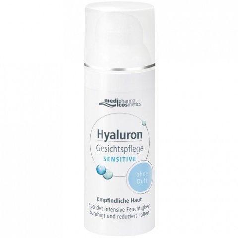 Hyaluron - Gesichtspflege Sensitiv ohne Duft von medipharma Cosmetics