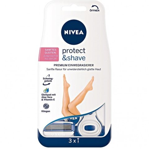 Protect & Shave - Premium Einwegrasierer von Nivea