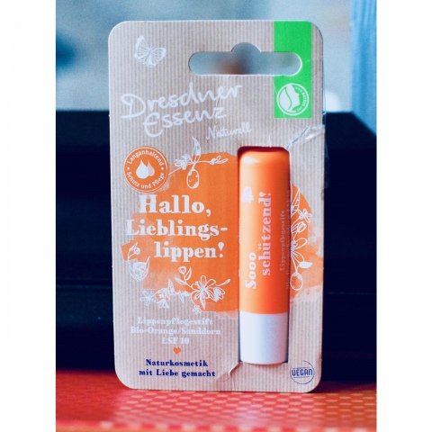 Naturell - Hallo, Lieblingslippen! Sooo schützend! Lippenpflegestift Bio-Orange/Sanddorn LSF 10 von Dresdner Essenz