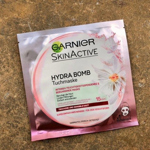 SkinActive - Hydra Bomb - Tuchmaske - Trockene und Sensible Haut von Garnier
