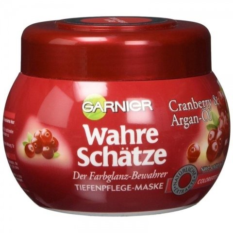 Wahre Schätze - Der Farbglanz-Bewahrer - Cranberry & Argan-Öl - Tiefenpflege-Maske von Garnier