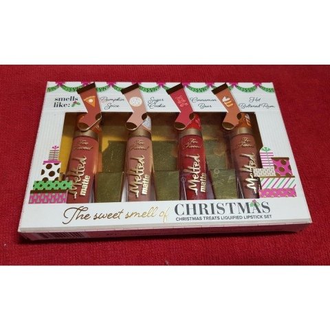 The Sweet Smell of Christmas - Christmas Treats Liquified Lipstick Set von Too Faced