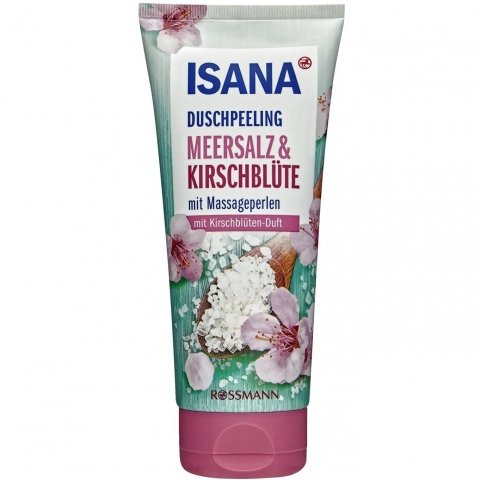 Duschpeeling Meersalz & Kirschblüte von Isana