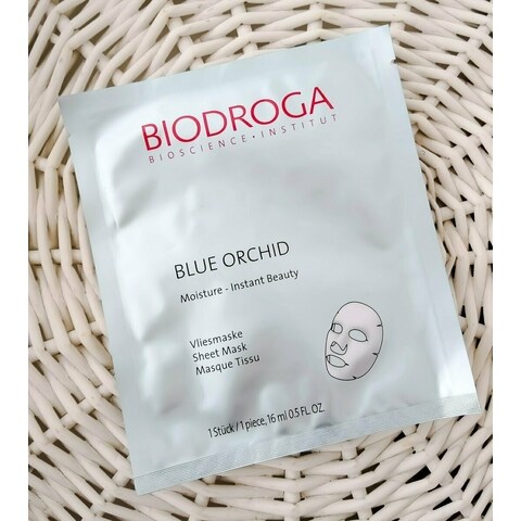 Blue Orchid - Moisture - Vliesmaske von Biodroga