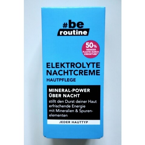 Elektrolyte Nachtcreme von #be routine