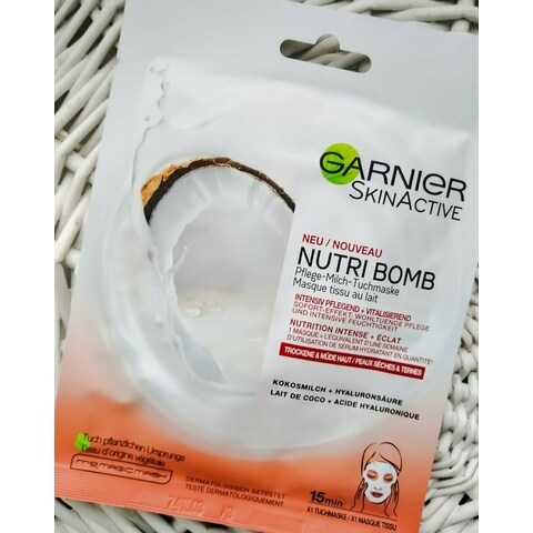 SkinActive - Nutri Bomb Tuchmaske - Trockene & Müde Haut von Garnier