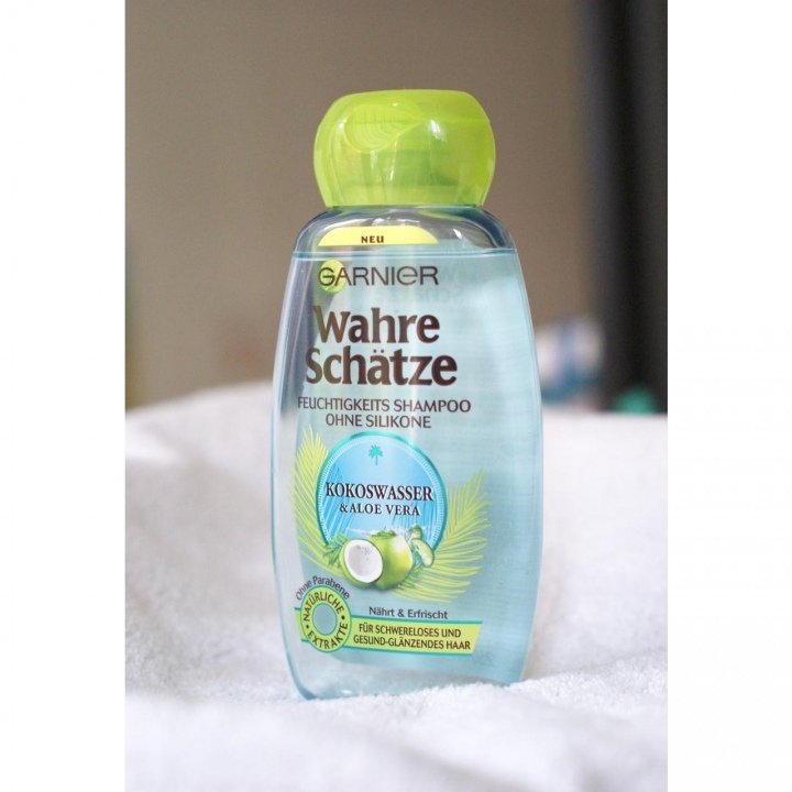 Garnier Wahre Schatze Feuchtigkeitsshampoo Ohne Silikone Kokoswasser Aloe Vera