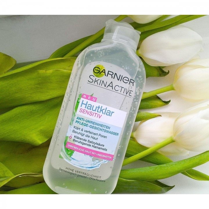 Garnier - SkinActive - Hautklar Sensitiv Gesichtswasser Pflege- Anti-Unreinheiten