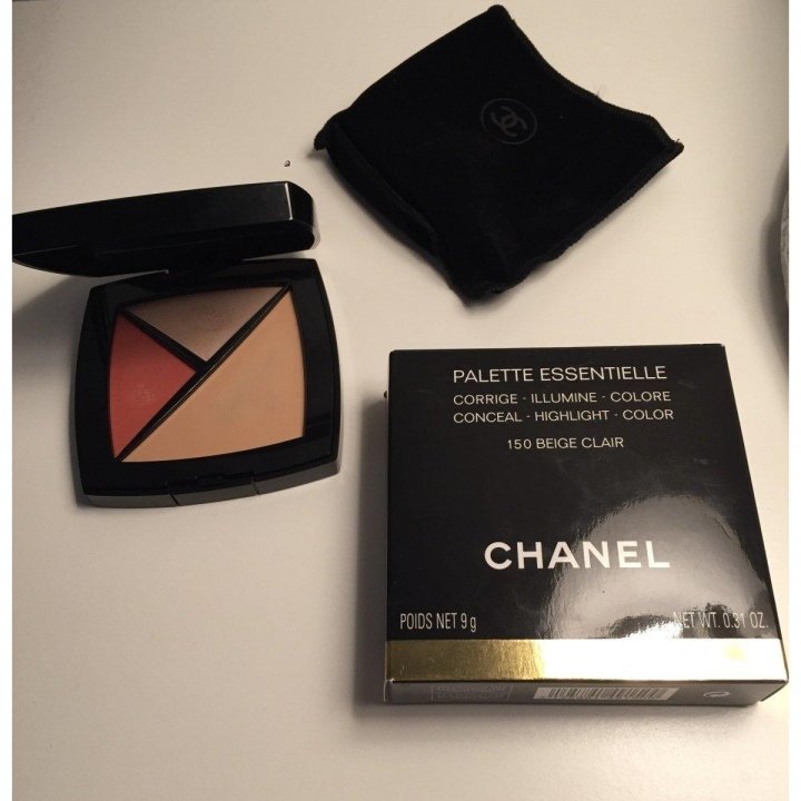 FREE SHIPPING - CHANEL PALETTE ESSENTIELLE (CONCEAL, HIGHLIGHT AND COLOR) –  # 170 BEIGE INTENSE